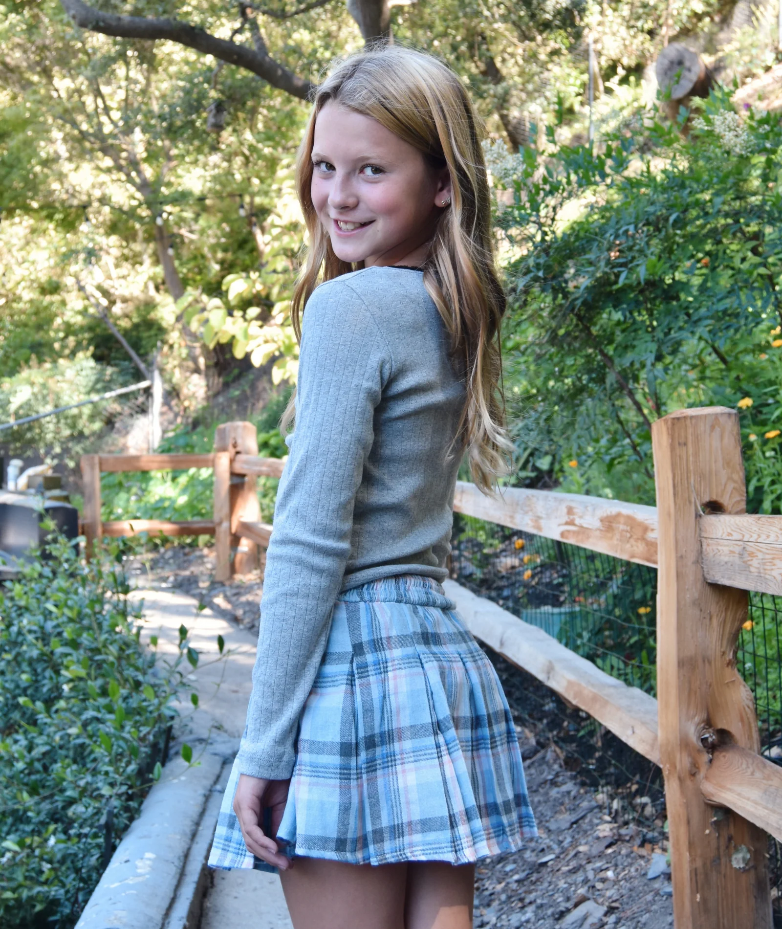 FBZ Girls Honor Pointelle With Lace Top - Image 11