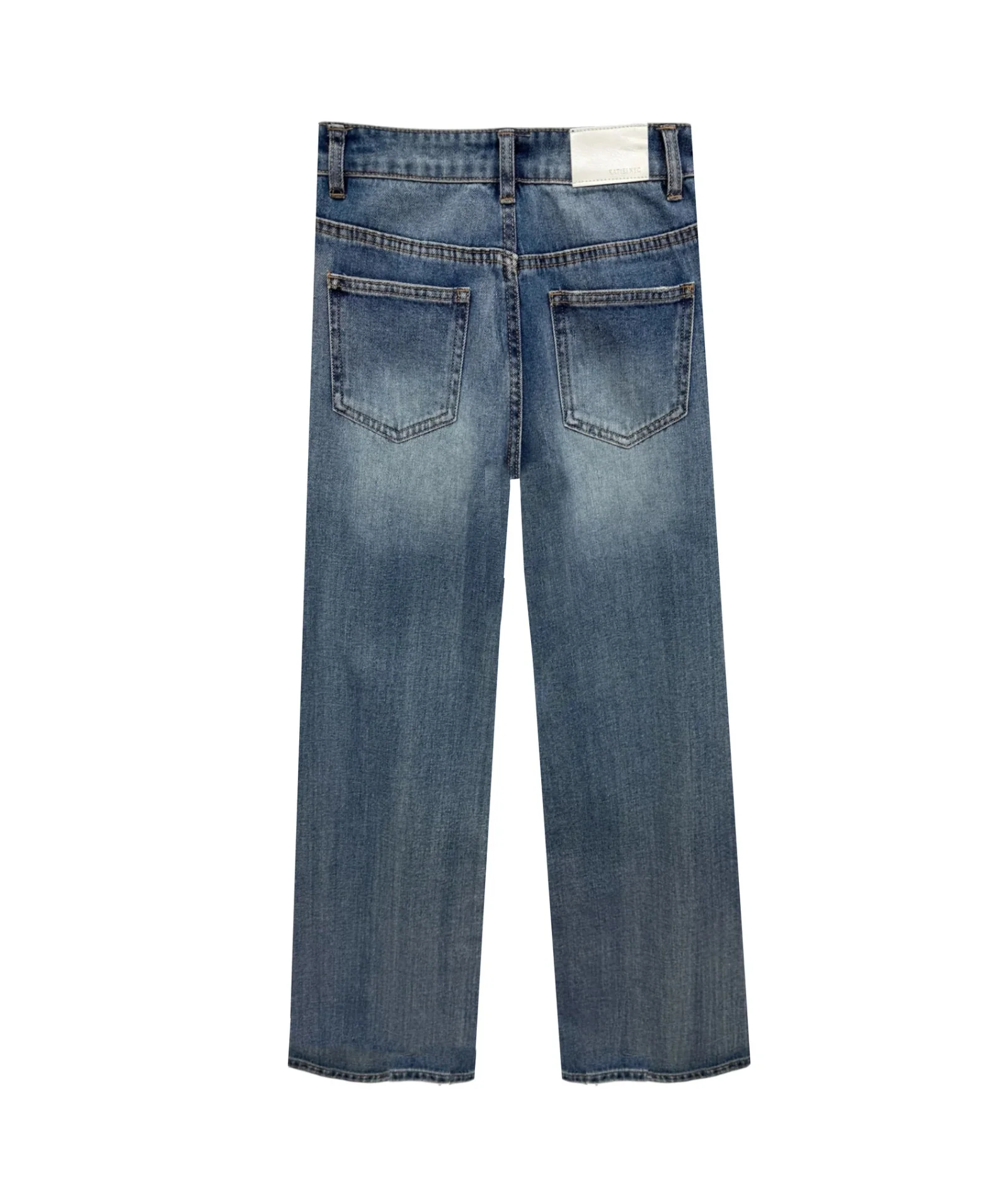 Katie J NYC Juniors Copenhagen Medium Wash Jeans - Image 7